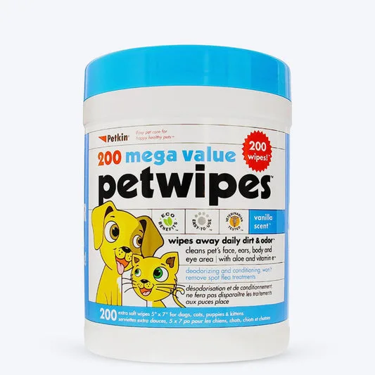 Petkin Petwipes Grooming Wipes image 2